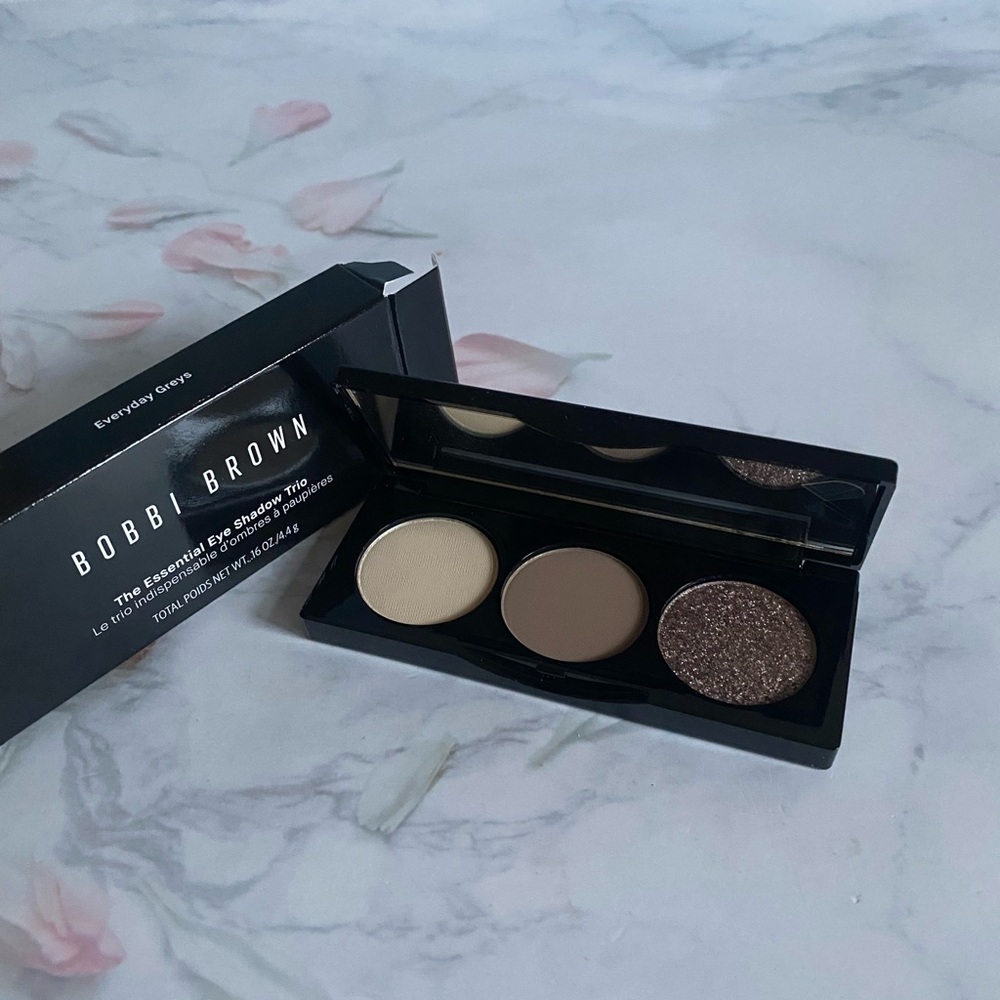 Bobbi Brown The Essential Eye Shadow Trio - EVERYDAY GREYS - .16oz./4.4g NIB